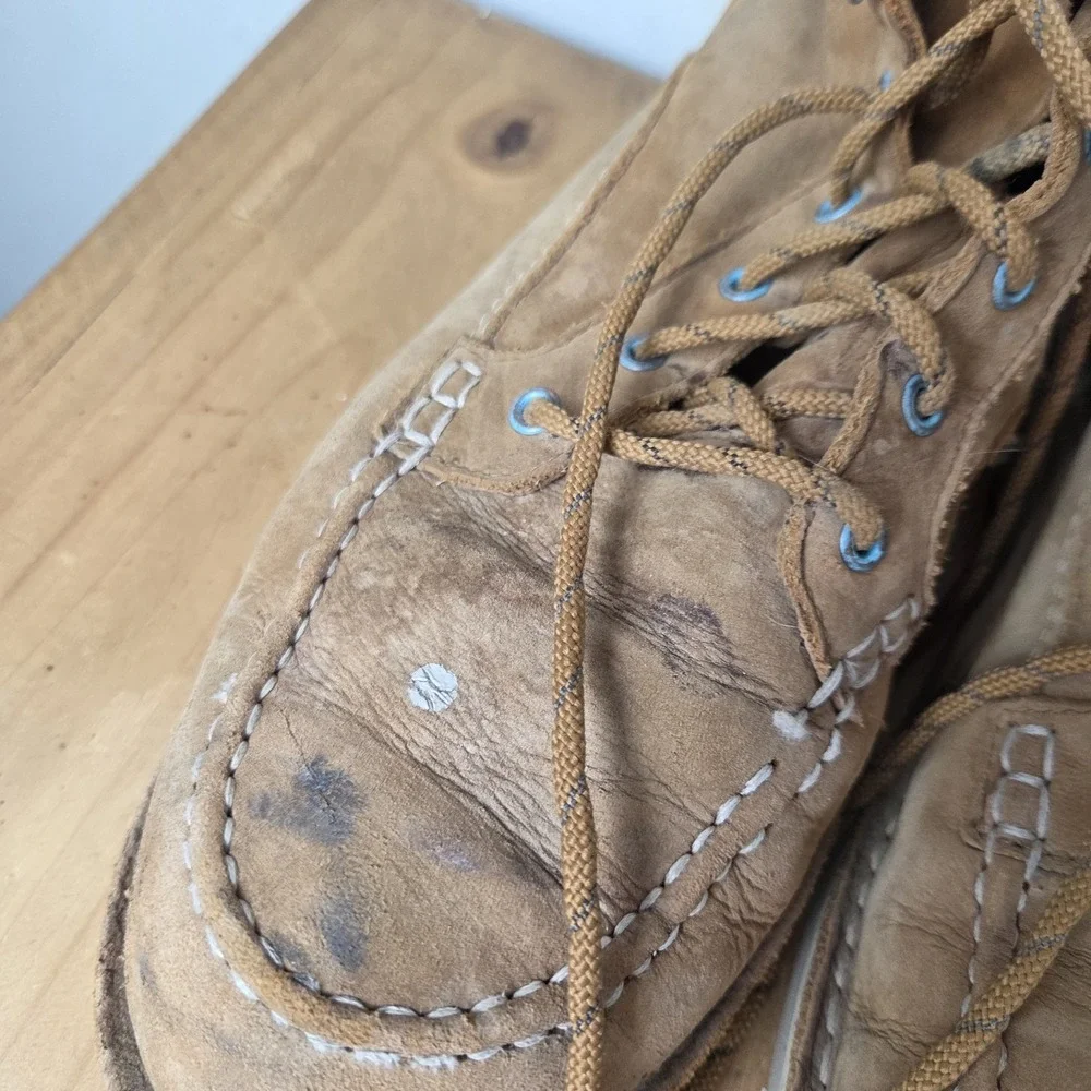 Danner Bull Run Lux Sunstone 31660 Men's 10.5 D Moc Toe Leather Boots USA